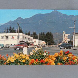 Vintage Postcard - Hope British Columbia Downtown - Natural Color Productions